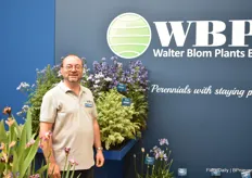 A newcomer this year is Walter Blom Plants, breeder and propagator of a wide range of garden plants. The company works with Kolster on several product groups. Pictured is owner Stephen Page.